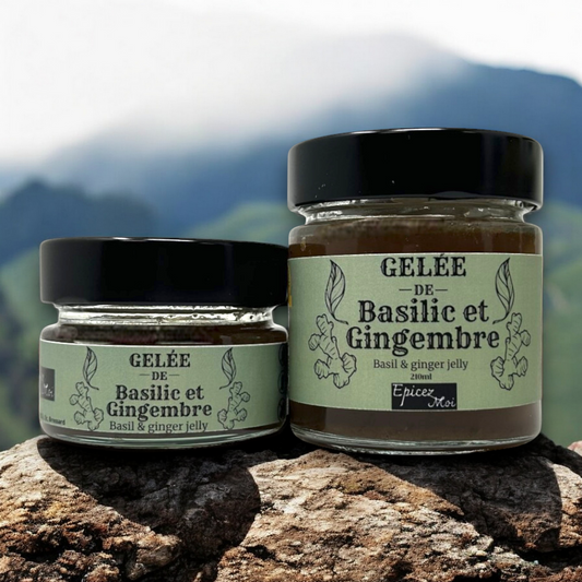 Gelée de basilic et gingembre